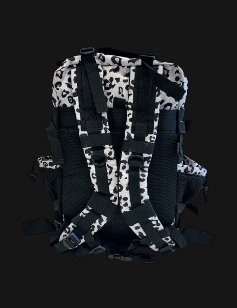 MILITARY GYM Rucksack Leopard white