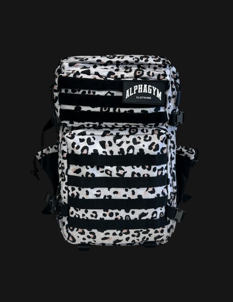 MILITARY GYM Rucksack Leopard white