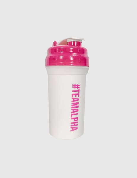 "'TEAMALPHA" Pro Shaker white/pink