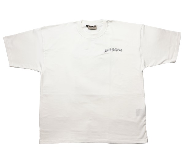 ALPHA GYM "INVICTUS" Oversized Fitness T-Shirt white