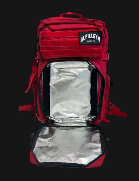 MILITARY MEAL PREP Rucksack red