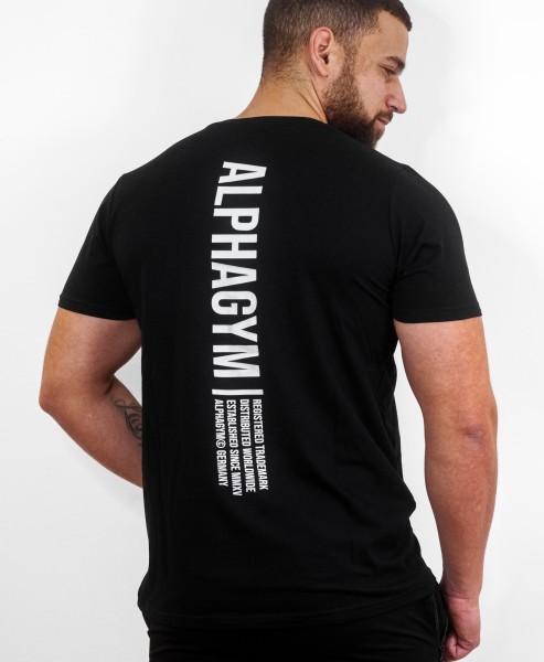 ALPHA GYM "FREEDOM" T-Shirt black/white
